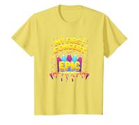 Mon Premier Concert était Epic Kids Music Festival Memory T-Shirt, Enfant, Citron, 10 Ans