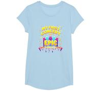 Mon Premier Concert était Epic Kids Music Festival Memory T-Shirt, Fille, Bleu Céleste, XS