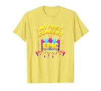 Mon Premier Concert était Epic Kids Music Festival Memory T-Shirt, Homme, Citron, S