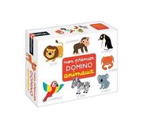 Mon Premier Domino Animaux du Monde - 28 Dominos - Set Jeu educatif avec Carte Offert