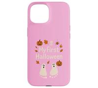 Mon Premier Halloween avec de Jolies Empreintes de fantômes Coque pour iPhone 15