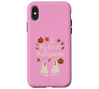 Mon Premier Halloween avec de Jolies Empreintes de fantômes Coque pour iPhone X/XS