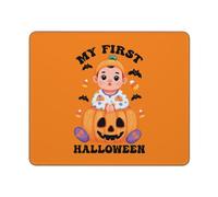 Mon Premier Halloween Tapis De Souris Bords Cousus Mouse Pad Résistant À Usure Tapis De Souris Gaming pour Maison Ordinateur Bureau 25X30Cm