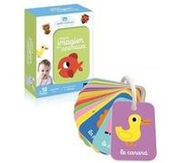 Mon Premier Imagier Des Animaux 20 Cartes Recto-Verso Et Anneau - Jeu Eveil Educatif - Bebe Des 12 Mois