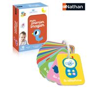 Nathan - Mon premier imagier - Jeu éducatif - Jeu d'apprentissage - Découvre les premiers mots - Dès 12 mois