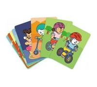 Mon premier jeu de mistigri t'choupi 25 grandes cartes - jeu de paires tchoupi et lalou - des 3 ans - set jouet educatif et carte tigre