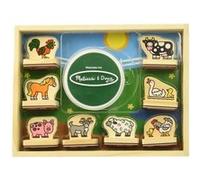 Mon premier jeu de timbres en bois - Animaux de la ferme - Véhicules G
