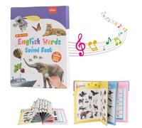 Mon premier jouet sonore anglais - 470+ mots, 21 thèmes, jeu de mots amusant, Juguete Educativo pour langue éducative, 2025 premiers mots anglais Soundbook