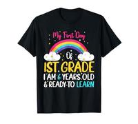 Mon Premier Jour de 1re année, J'Ai 6 Ans et Je suis prête à Apprendre T-Shirt