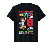 Mon Premier Jour de 3e année 8 Ans prêt à Apprendre 2026 T-Shirt