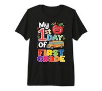 Mon Premier Jour de e première année : Apple Back to School T-Shirt Haut de Gamme