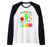 Mon Premier Jour de Maternelle J'Ai 5 Ans et prêt à Apprendre Manche Raglan