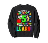 Mon Premier Jour de Maternelle J'Ai 5 Ans et prêt à Apprendre Sweatshirt