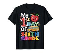 Mon Premier Jour de sixième année : Apple Back to School T-Shirt