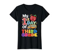 Mon Premier Jour de troisième année : Apple Back to School T-Shirt Graphique avec Valeur