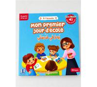 Mon premier jour d'école - يوم في مدرستي - bilingue Livre sonore, Edition bilingue français-arabe - Collectif - Albouraq - broché - Document jeunesse
