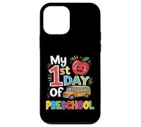 Mon Premier Jour d'école Maternelle drôle Bus Scolaire Apple Funny Coque pour iPhone 12 Mini