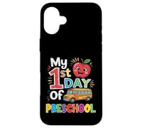 Mon Premier Jour d'école Maternelle drôle Bus Scolaire Apple Funny Coque pour iPhone 16 Plus