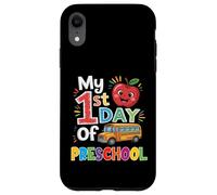 Mon Premier Jour d'école Maternelle drôle Bus Scolaire Apple Funny Coque pour iPhone XR