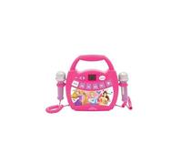 Lexibook Karaoké enfant Mon Premier Disney Princesses – micros sans fil, changement de voix MP300DPZ