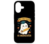 Mon Premier Livre à la Maternelle, Mignon Petit fantôme d'halloween Coque pour iPhone 17