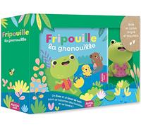 Mon premier livre de bain - Fripouille la grenouille (valisette carton) - Sigrid Martinez Pena - Auzou Philippe Eds - Boîte ou accessoire - Album éveil dès la naissance
