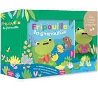 Mon premier livre de bain - Fripouille la grenouille (valisette carton) - Sigrid Martinez Pena - Auzou Philippe Eds - Boîte ou accessoire - Album éveil dès la naissance