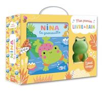 Mon premier livre de bain - valisette - nina la grenouille