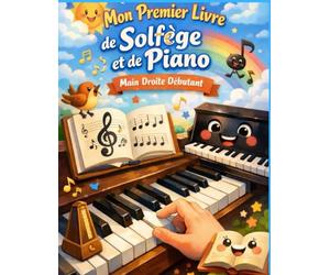Mon Premier Livre de Solfège et de Piano: Main Droite Débutant