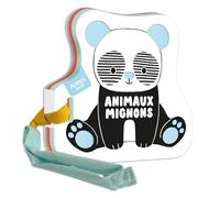 Auzou – Mon premier livre poussette en noir et blanc – Animaux mignons