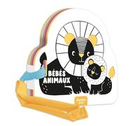 Mon premier livre poussette en noir et blanc - Bébés animaux - Wendy Kendall - Auzou Philippe Eds - cartonné - Album éveil dès la naissance