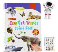 Mon Premier Livre Sonore d'Anglais : 470+ Mots et Sons pour l'Éveil des Sens, 21 Thèmes pour Tout-Petits (Animaux, Nourriture, Maison), Jouet Parlant Interactif pour Les 1-6 Ans