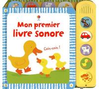 Mon premier livre sonore - Stella Baggott - Usborne - broché - Album éveil dès la naissance