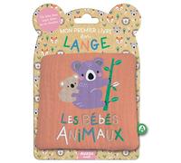 Mon premier livre tissu en lange - Les bébés animaux - Wendy Kendall - Auzou Éditions - cartonné - Album éveil dès la naissance
