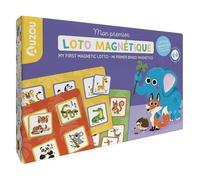 Mon Premier Loto Magnétique - Coffret Avec 5 Planches, 30 Jetons Aimantés Et 1 Sac En Toile