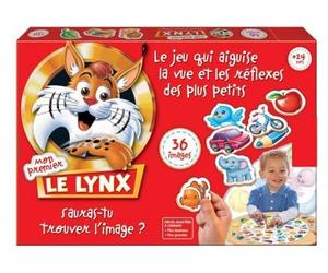 Mon Premier Lynx 36 Images - Jeu de Societe 2 Ans - Cherche et Trouve, Observation - Enfant, Junior - Set educatif et Carte Animaux