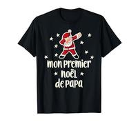 Mon Premier Noël De Papa Dabbing Santa Parents T-Shirt