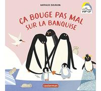 Mon premier pop-up - Ça bouge pas mal sur la banquise - Mathilde Bourgon - Casterman - cartonné - Album jeunesse