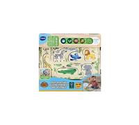 VTECH - Play Green - Mon Premier Puzzle Interactif des Animaux - Jouet Bois FSC®