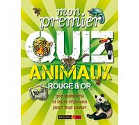 Mon premier quiz animaux Rouge & Or