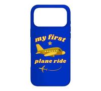 Mon Premier Trajet en Avion pour la première Fois en vol vers Les Vacances Golden Jet Coque pour iPhone 17 Pro Max