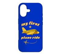 Mon Premier Trajet en Avion pour la première Fois en vol vers Les Vacances Golden Jet Coque pour iPhone 17
