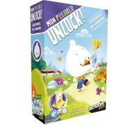 Asmodee - Mon Premier Unlock! Histoires de Canard, Jeu de société Escape Game, Jeu de Cartes coopératif pour Enfants à partir de 4 Ans, 1 à 4 Joueurs, 15 Minutes, Space Cow, Version française