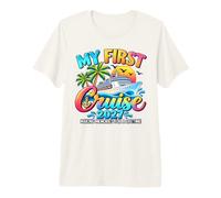 Mon Premier Voyage de croisière en Bateau de croisière 2027 T-Shirt Haut de Gamme