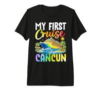 Mon Premier Voyage de Vacances à Cancun T-Shirt Haut de Gamme