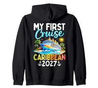 Mon Premier Voyage de Vacances dans Les Caraïbes 2027 Sweat à Capuche