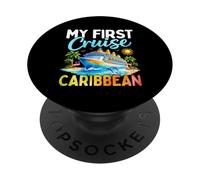 Mon Premier Voyage de Vacances dans Les Caraïbes PopSockets PopGrip Adhésif