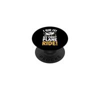 Mon Premier Voyage en Avion Première Aventure de vol PopSockets PopGrip Adhésif