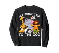 Mon Premier Voyage : Wild and Zoo Safari Jungle, fête d'anniversaire Sweatshirt