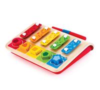 Hape Jouet d’éveil musical en bois - Xylophone trieur de formes - dès 12 mois et +